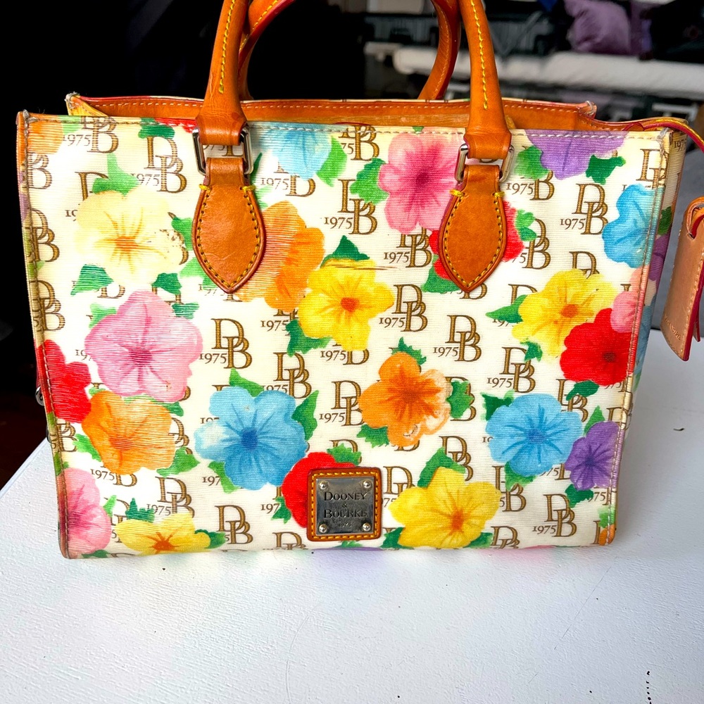 Dooney & Bourke floral purse.
